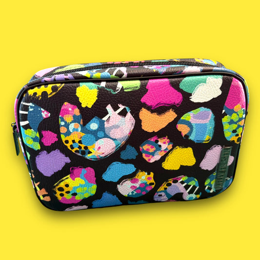 Patchwork Leopard Camera Bag