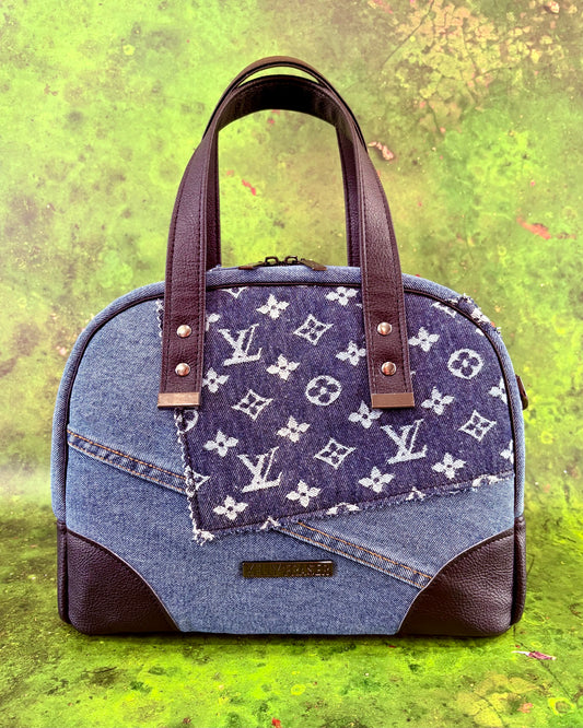 Denim Bowler Bag